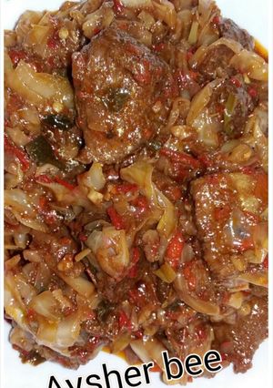 A picture of Cabbage sauce.