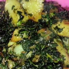A picture of Methi Sabzi.
