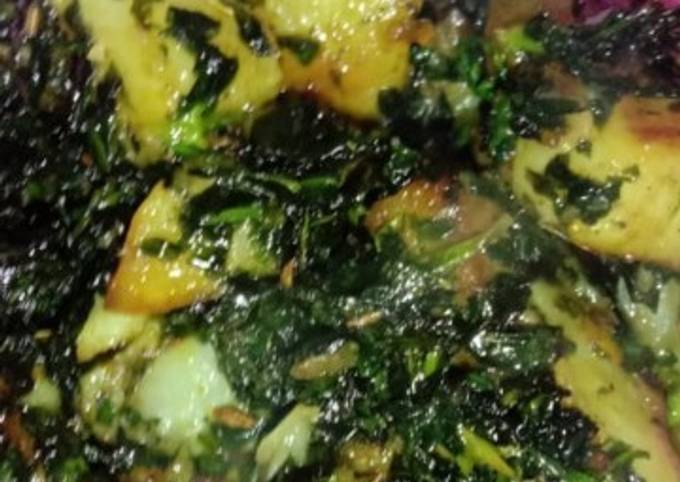 Steps to Prepare Gordon Ramsay Methi Sabzi