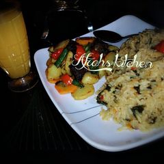 A picture of Jollof Rice.
