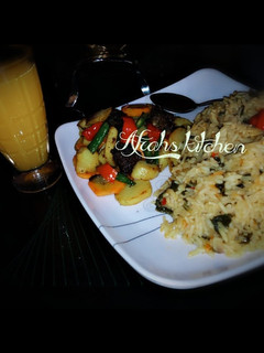 A picture of Jollof Rice.