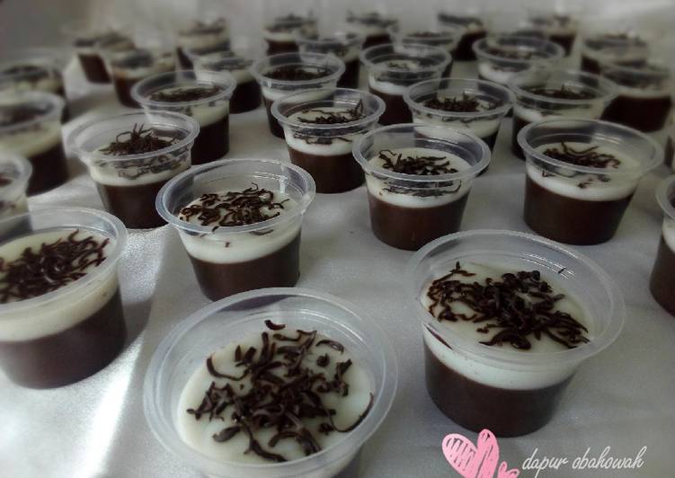 Resep Puding coklat fla, Enak