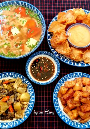 Hình của món Mâm cơm chay 01.