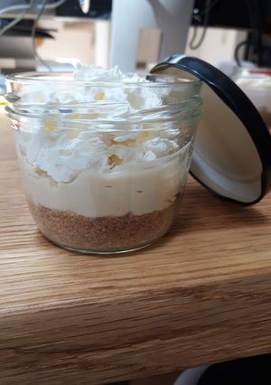 Φωτογραφία της συνταγής Ατομικό cheesecake καφέ