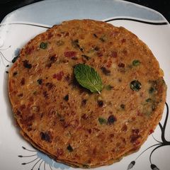 A picture of Sweet potato paratha.