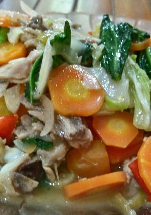 Foto resep Capcay Kulit Ayam (sisa fillet) 😅