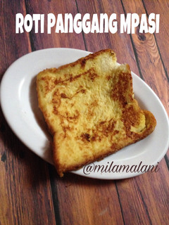 Foto resep French toast simple (roti panggang utk MPASI)