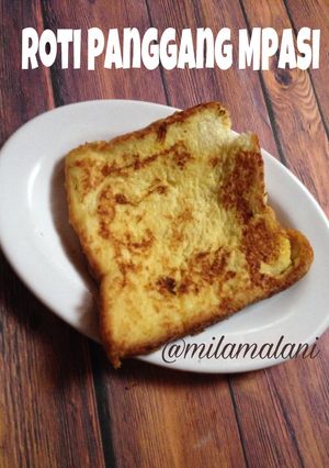 Foto resep French toast simple (roti panggang utk MPASI)