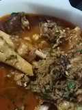 Mutton paya sere maghaz