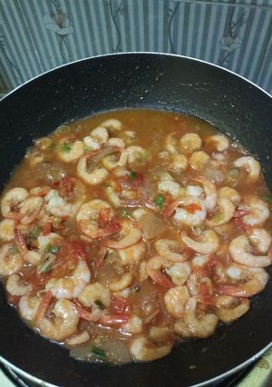 Foto resep Udang asam manis pedas