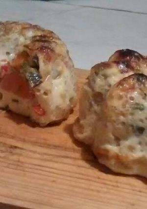 Una foto de Tortillitas de verduras al horno