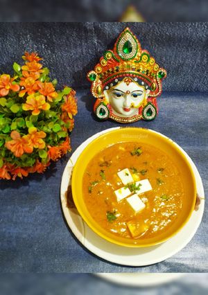 A picture of Paneer Ki Sabji For Navratri Without Onion Garlic.