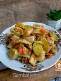 Sambal jering lobak masin