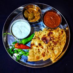 A picture of Aloo Paratha.