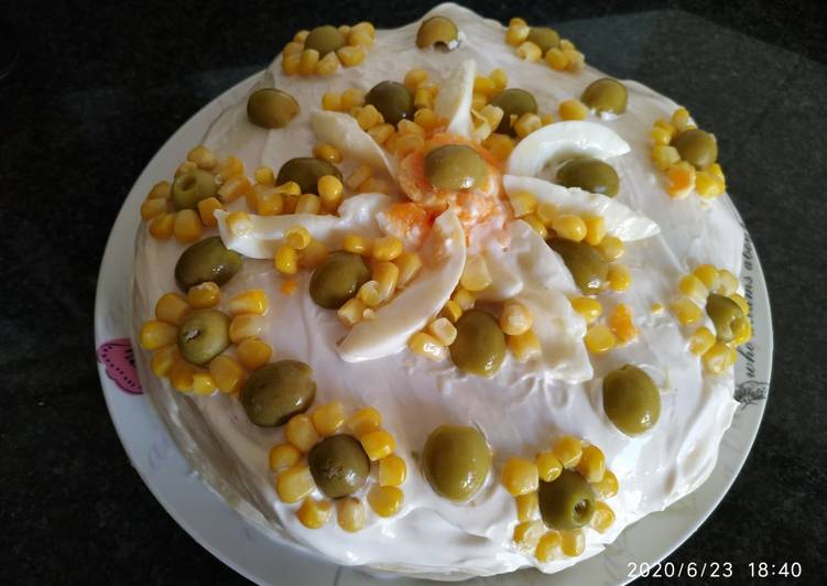 Tarta salada de tortitas Thermomix