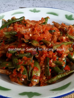 Foto resep Sambal Teri Kacang Panjang
