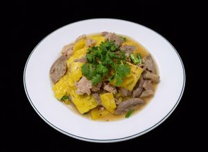 Hình của món SP.0550 - Phèo Non & Ba Rọi Xào Khóm.