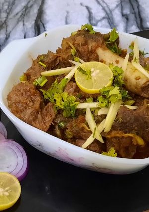 A picture of Mutton shinwari karahi😋.