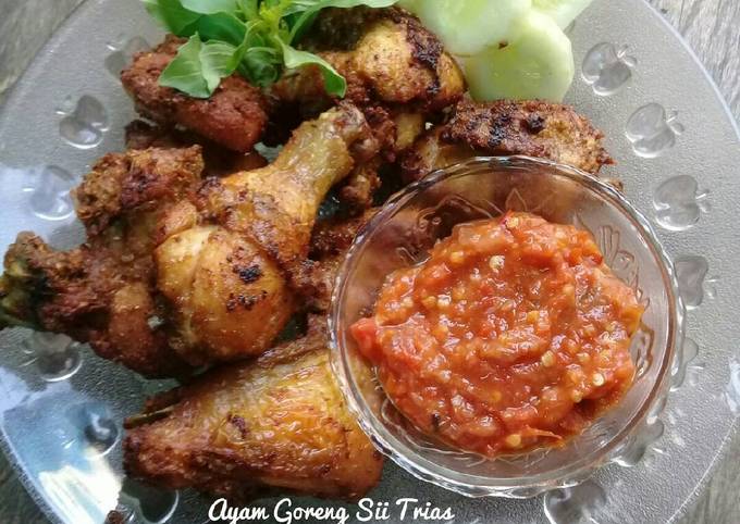 Ayam goreng empuk no ungkep😋