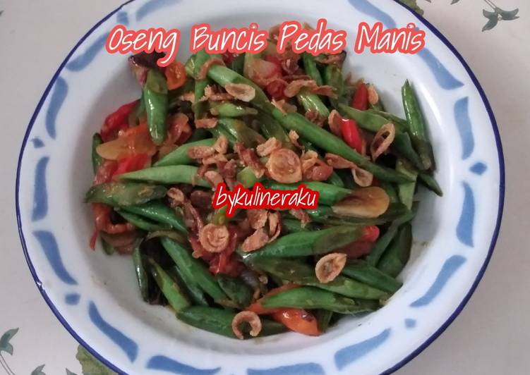 Oseng Buncis Pedas Manis