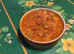 Une photo de Sauce aux carottes, tomates, ail, oignon et estragon