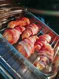 Coxinhas de Frango enroladas em Bacon