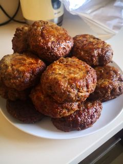 Φωτογραφία της συνταγής Burgers-μπιφτέκια κοτόπουλου "εργοστασιακά"