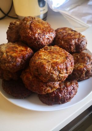 Φωτογραφία της συνταγής Burgers-μπιφτέκια κοτόπουλου "εργοστασιακά"
