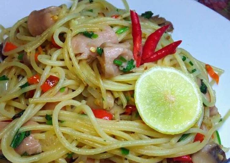 Resep Spaghetti Tumis pedas oleh Yenny puspita 