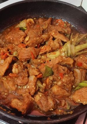 Foto resep Oseng mercon daging sapi