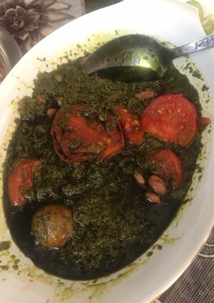 عکسی از دستور قرمه سبزی