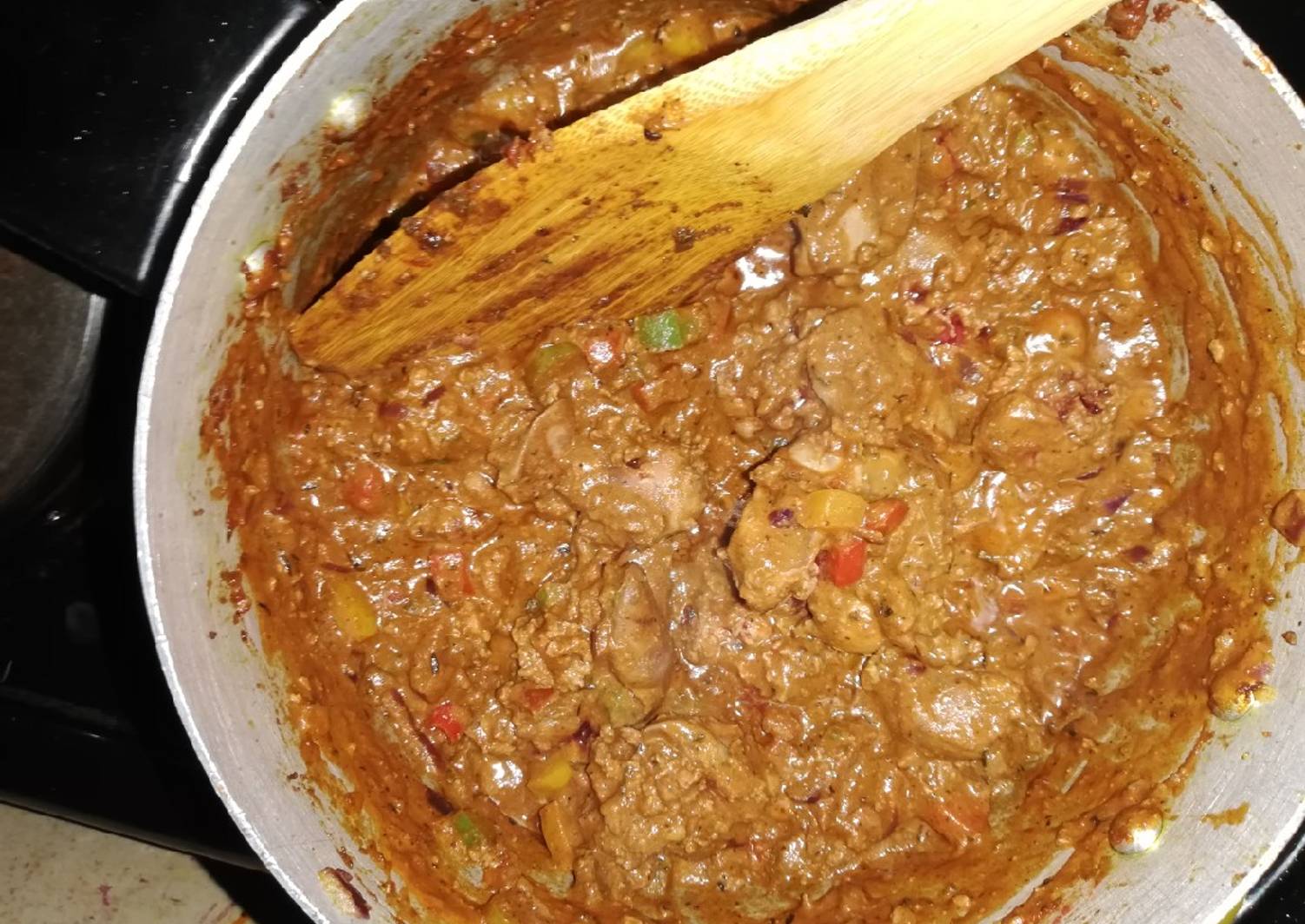 Chicken livers and Savory Brown rice Recipe by Nomcebo Masina - Cookpad