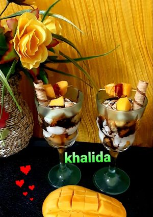 A picture of Choco mango delight.