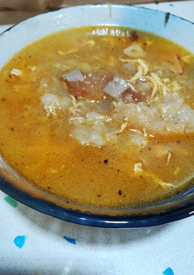 Una foto de Sopa de ajo