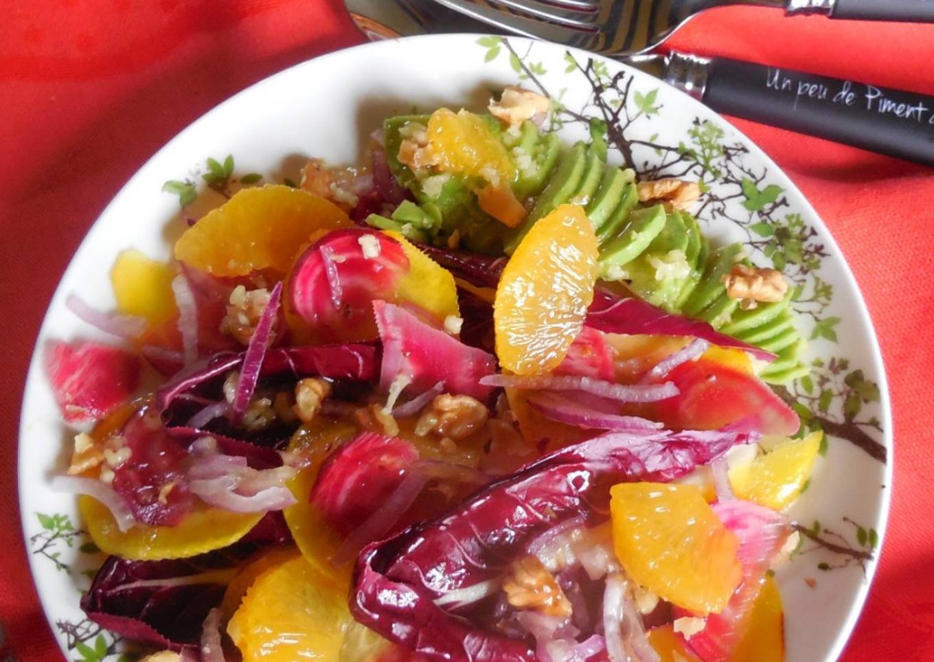 Recipe of Favorite Salade d’hiver avocat, betterave, trévise et orange