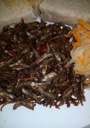 A picture of Fried omena #localfoodcontest_Nairobi East.
