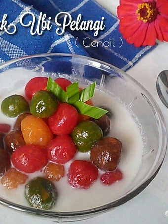 Langkah Gampang Membikin Resep Kolak Ubi Pelangi (Cendil) yang Lezat Anti Ribet, Mantap