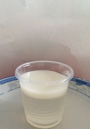 Hình của món Rau câu dừa.