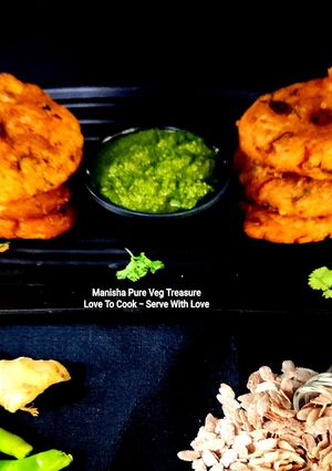 A picture of Red Poha Vada - Red Aval Vadai.