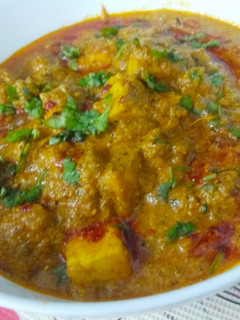 A picture of Paneer Matar Masala.