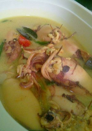 Foto resep ♡gulai cumi isi talur♡