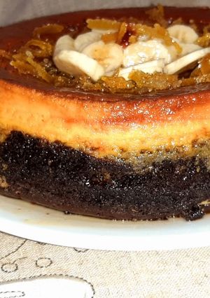 Una foto de Torta chocoflan 🍮