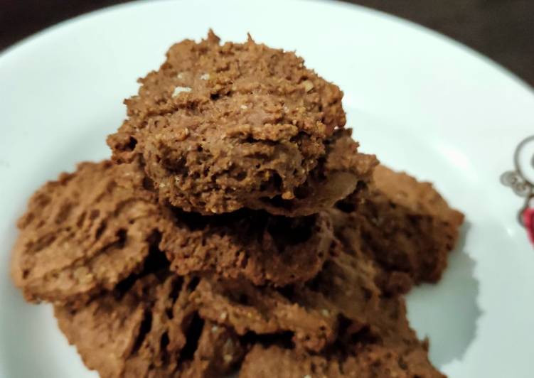 Resep Choco Oat Cookies pakai Otang, Sempurna
