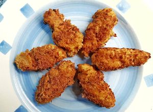 Foto principal de Alitas de pollo fritas en tempura y panko