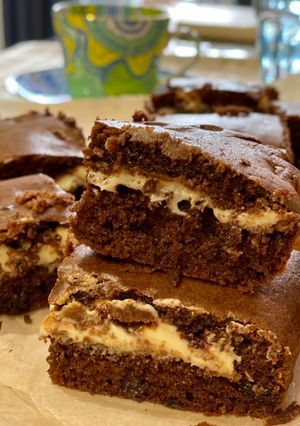 Φωτογραφία της συνταγής Brownies με kinder... έκπληξη