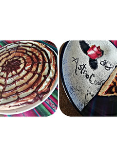 Una foto de Postre dos frutas🍎🍌🥧 SIN HORNO👩‍🍳👨‍🍳