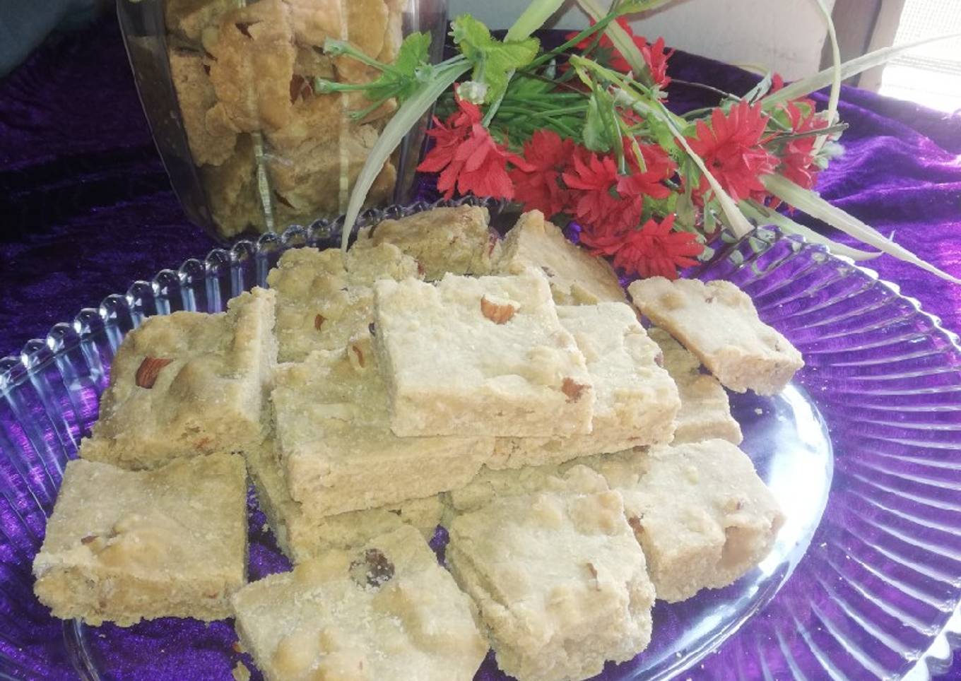 Gram flour barfi