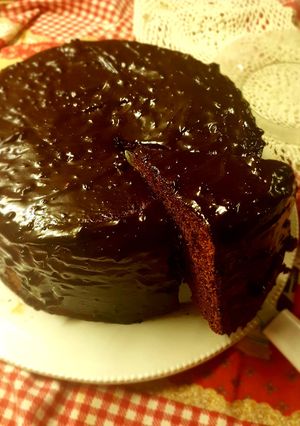 Una foto de 😋¡Torta negra! 🍫(chocolate-chocolate) 🍫