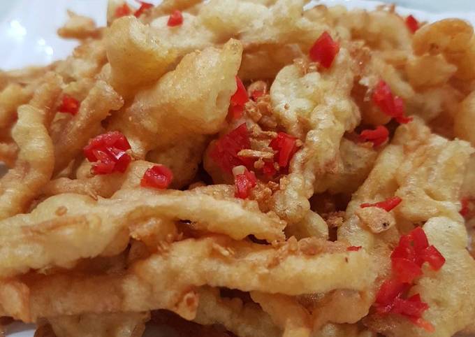 Deep Fried Enoki (Jamur Enoki Goreng)