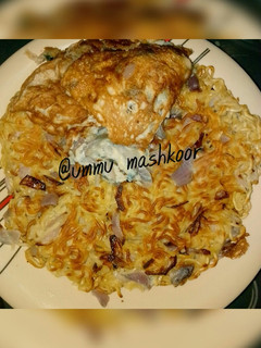 A picture of Fried indomie with egg by s@lma ful@rny..